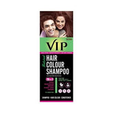VIP NATURAL HAIR COLOUR SHAMPOO BLACK - 5 IN 1 SHAMPOO HAIR COLOUR CONDITIONER - 180ml saffronskins